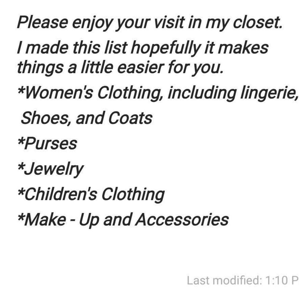👗👠👜 Item's Listed Above**10%OFF